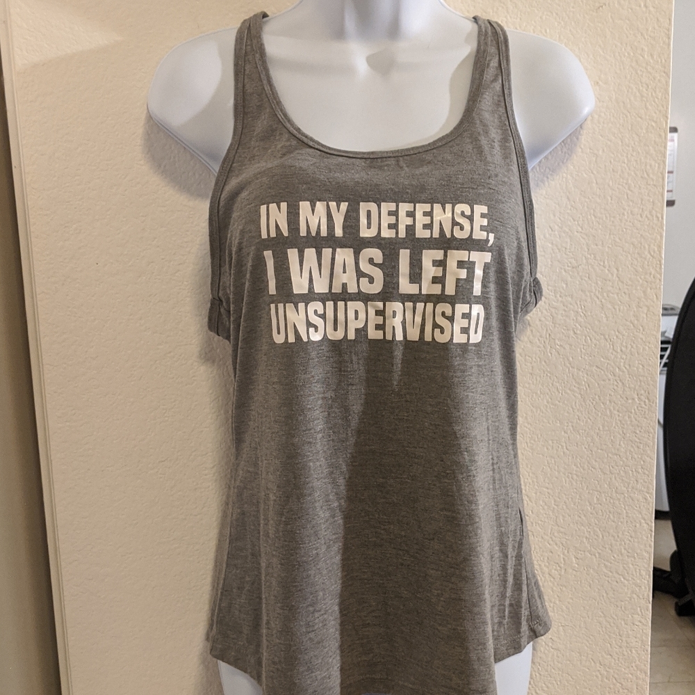 Open back workout tank